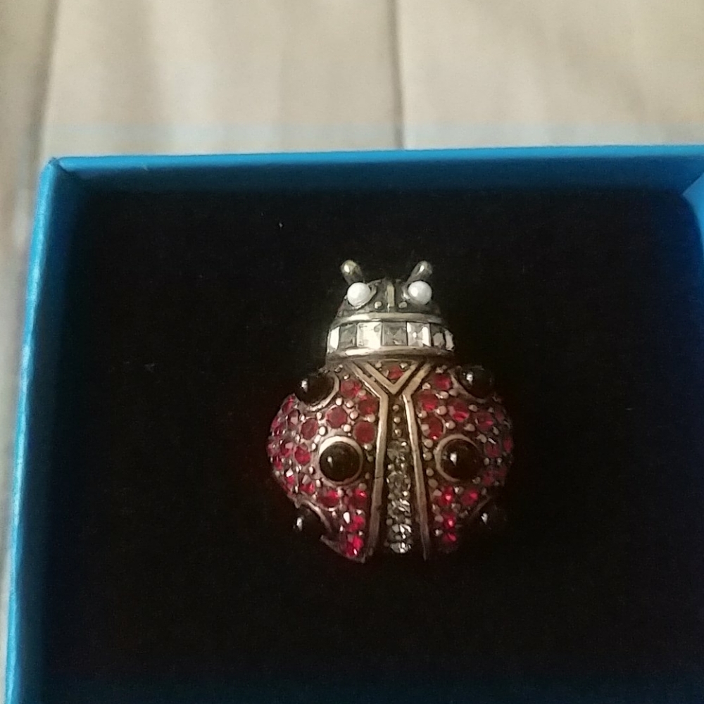 Heidi Daus Lady Bug Ring